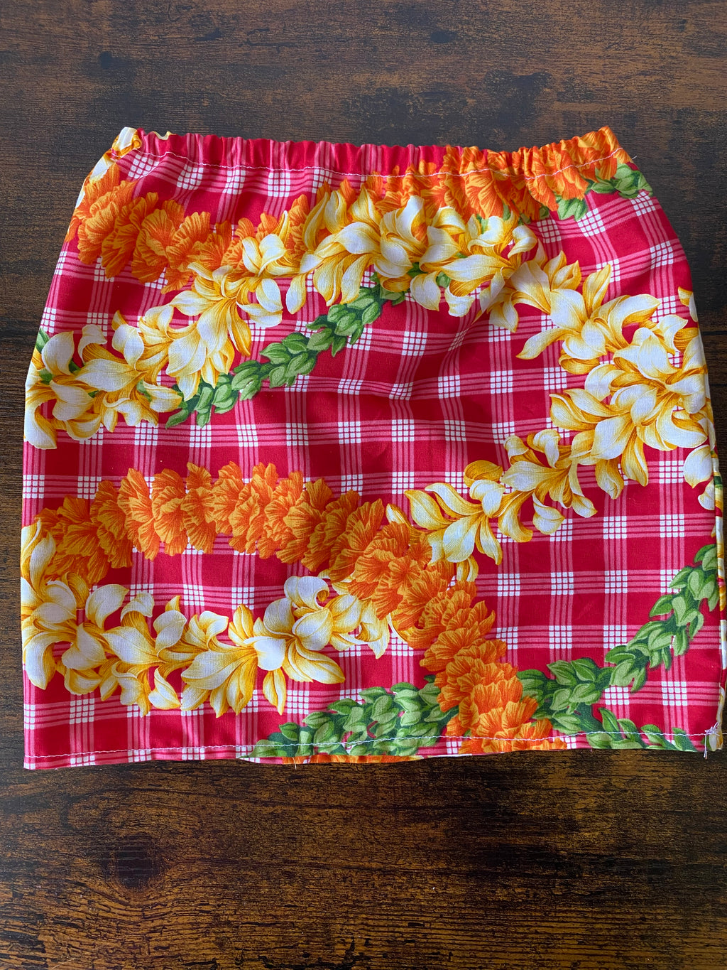 Keiki Tube Top : Red Palaka