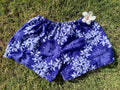 Purple Palaka Shorts