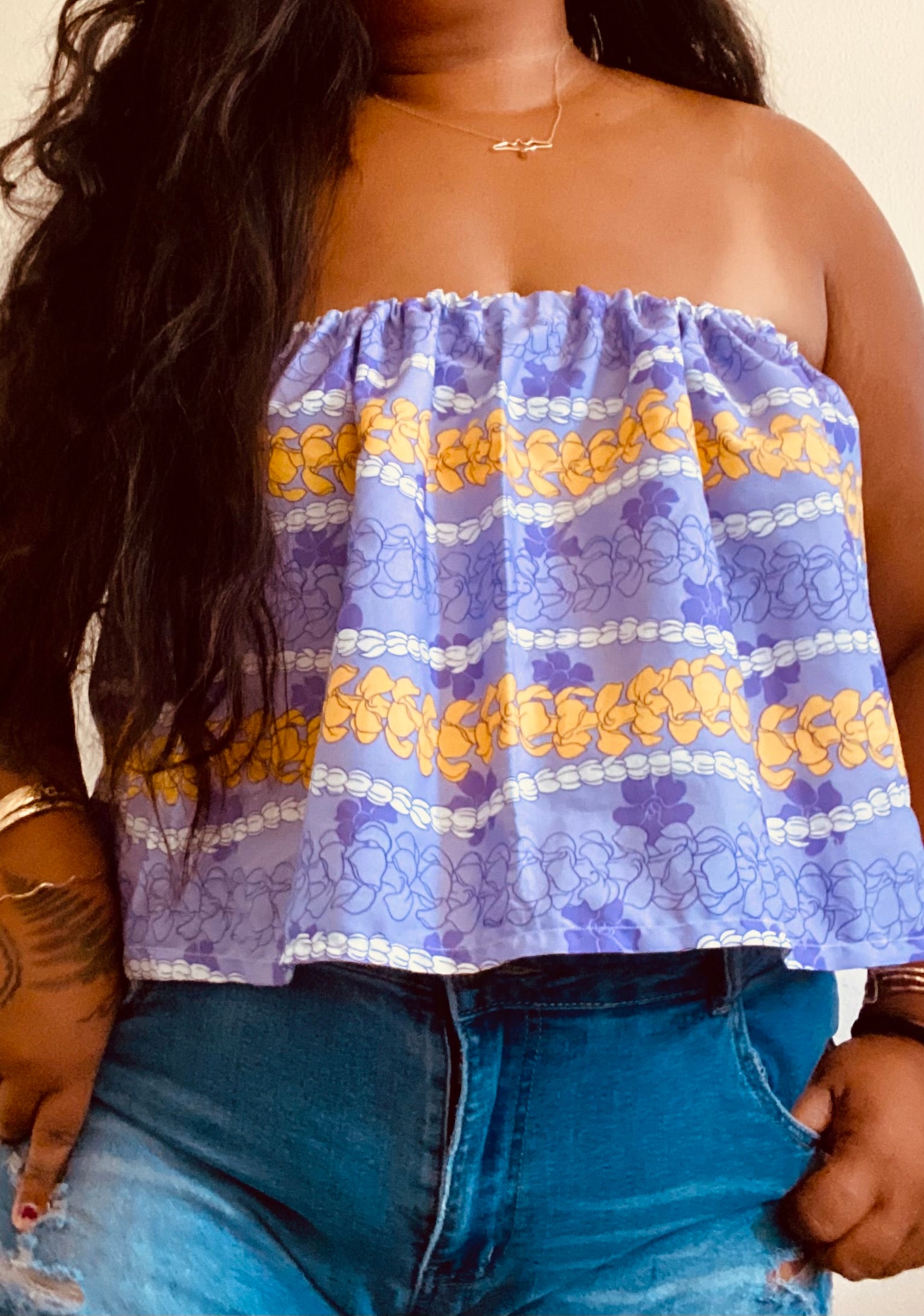 Purple Lei Set