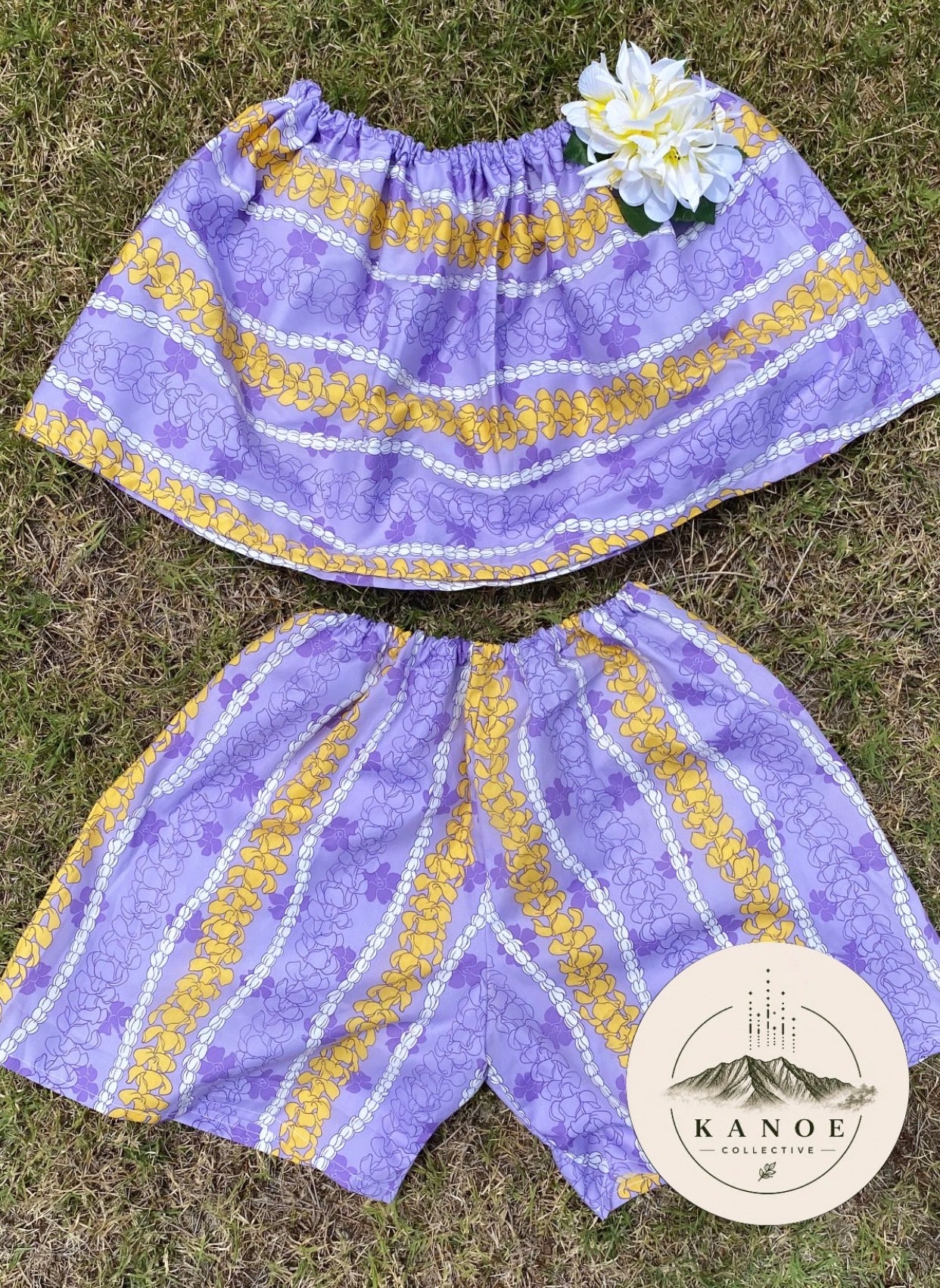 Purple Lei Set