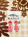 Hawaiian Quilt Earrings